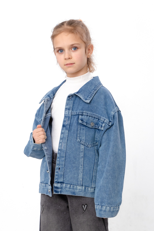 Куртка джинсова для дівчинки